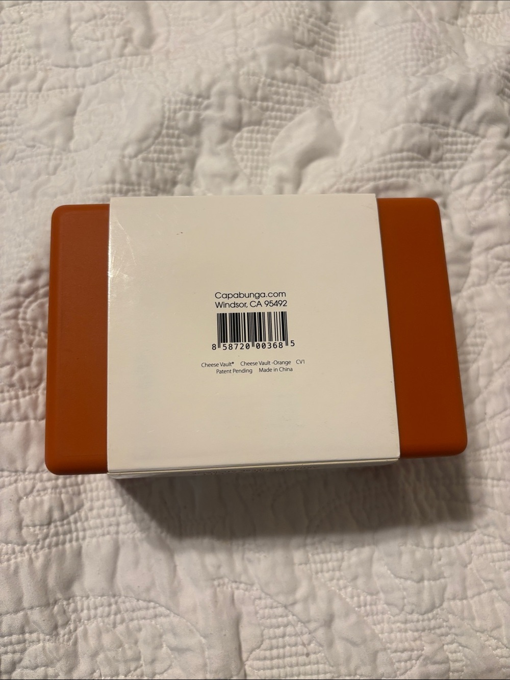 CapaBunga Orange Cheese Vault - Artisan Cheese Storage - Picture 3 of 5
